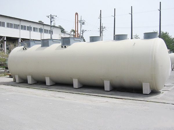 大型浄化槽向けFRP製タンク（φ2500×11000） | OEM・EMSパートナーズ.com